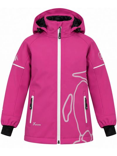 Otroška softshell jakna O'STYLE - ciklamna