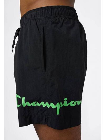 Champion moške kopalne hlače fluo črna C222194-KK001