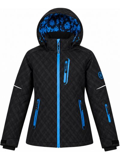 Otroška softshell jakna O'STYLE RACE LINE - črno-modra